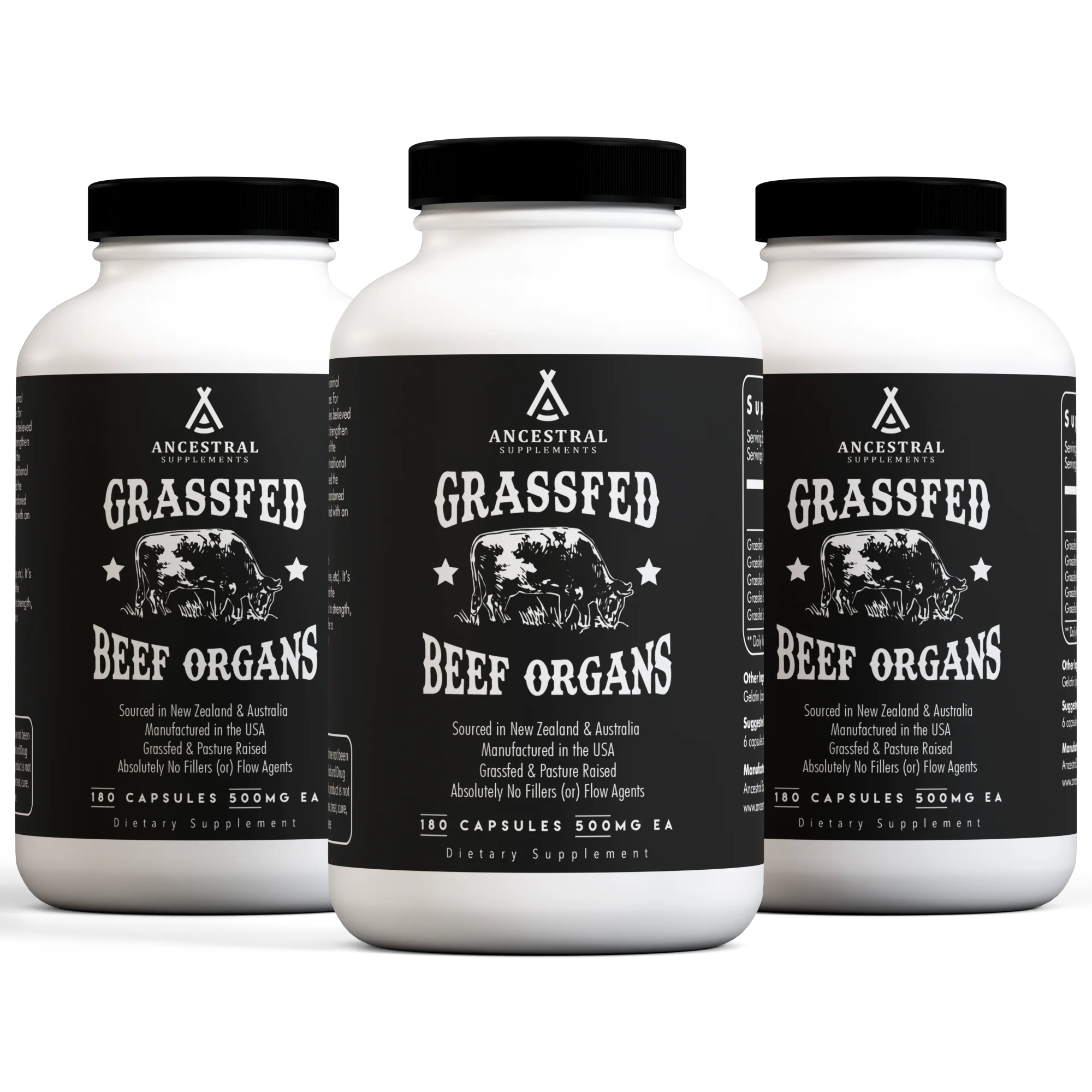 Grass Fed Beef Organs 3-Pack